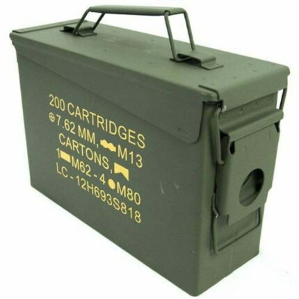 Caixa Munição Oem 200m 7.62 Aço Verde