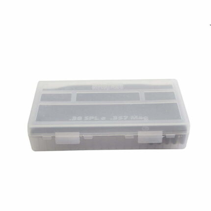 Caixa Munição Shotgun – 200 Slots – 38 e 357 – Plástico – Branco