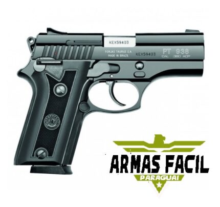 Pistola Taurus Pt 938 Oxidado Fosco Cal. .380