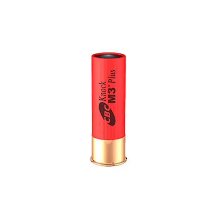 Cartucho CBC .12GA [76,2mm] Knock Plus SG1 CH-SG M3″ Cx.25un
