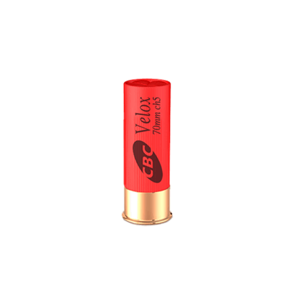 Cartucho CBC .12GA [70mm] Super Velox CH-3T AEL Cx.25un