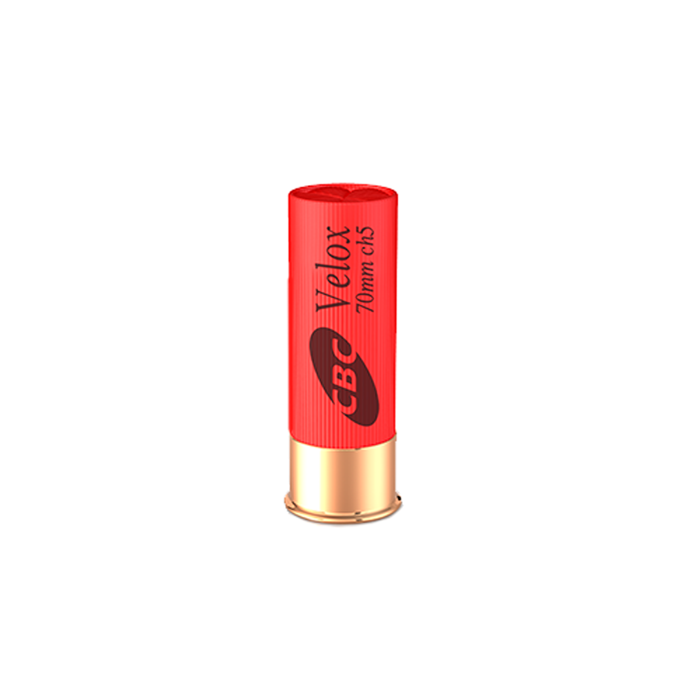 Cartucho CBC .12GA [70mm] Super Velox CH-3T AEL Cx.25un