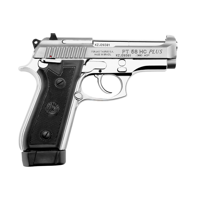 Pistola Taurus PT58HCPLUS/19 .380AUTO Inox Fosco