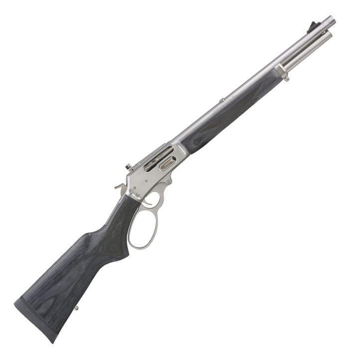 Rifle de ação de alavanca de aço inoxidável Marlin 1895 Trapper – 45-70 Government – 16,1 pol.