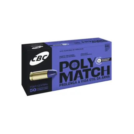 Munição CBC Calibre .38 SPL LPC 158gr Polymatch