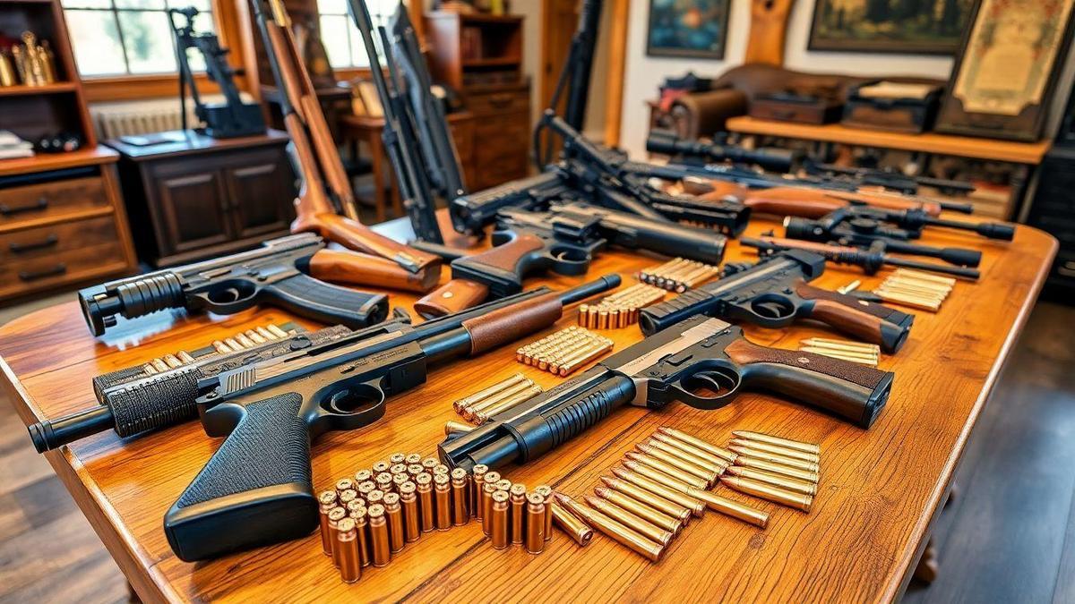 Calibres de Armas e Munições