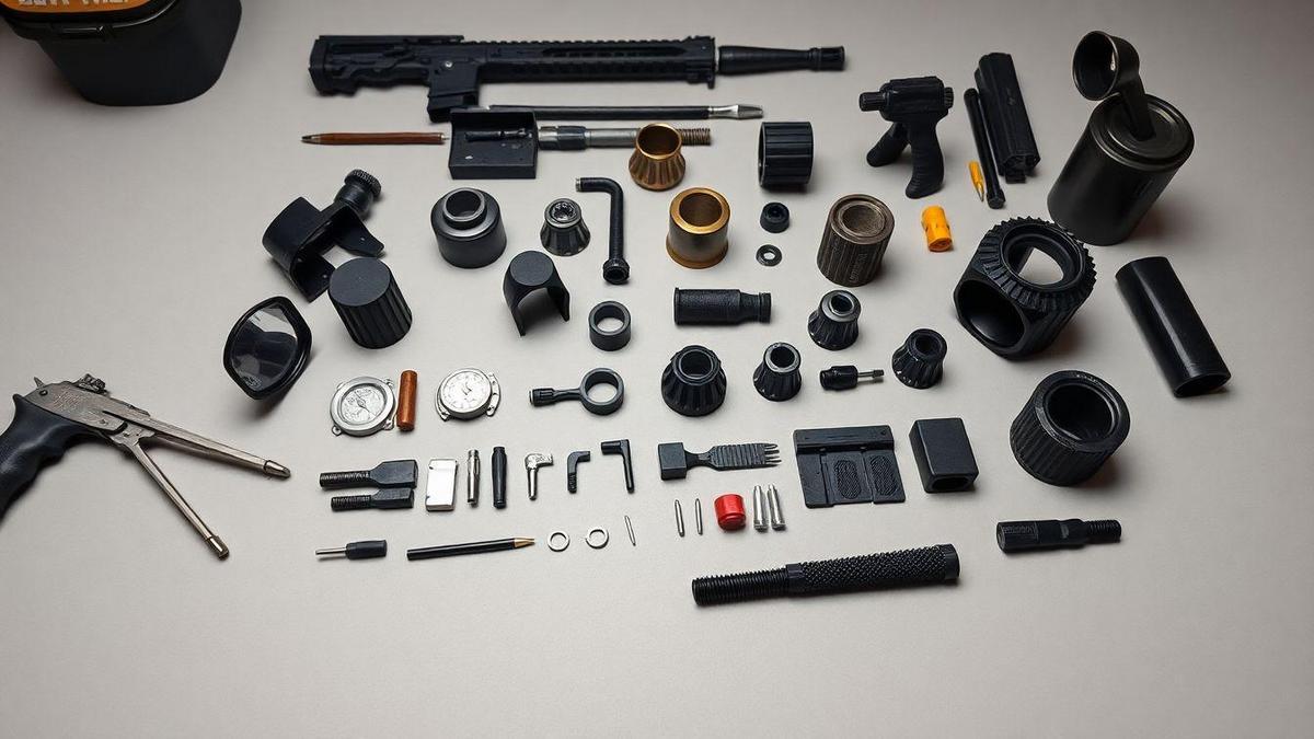 Componentes essenciais para a personalização de Armas de fogo