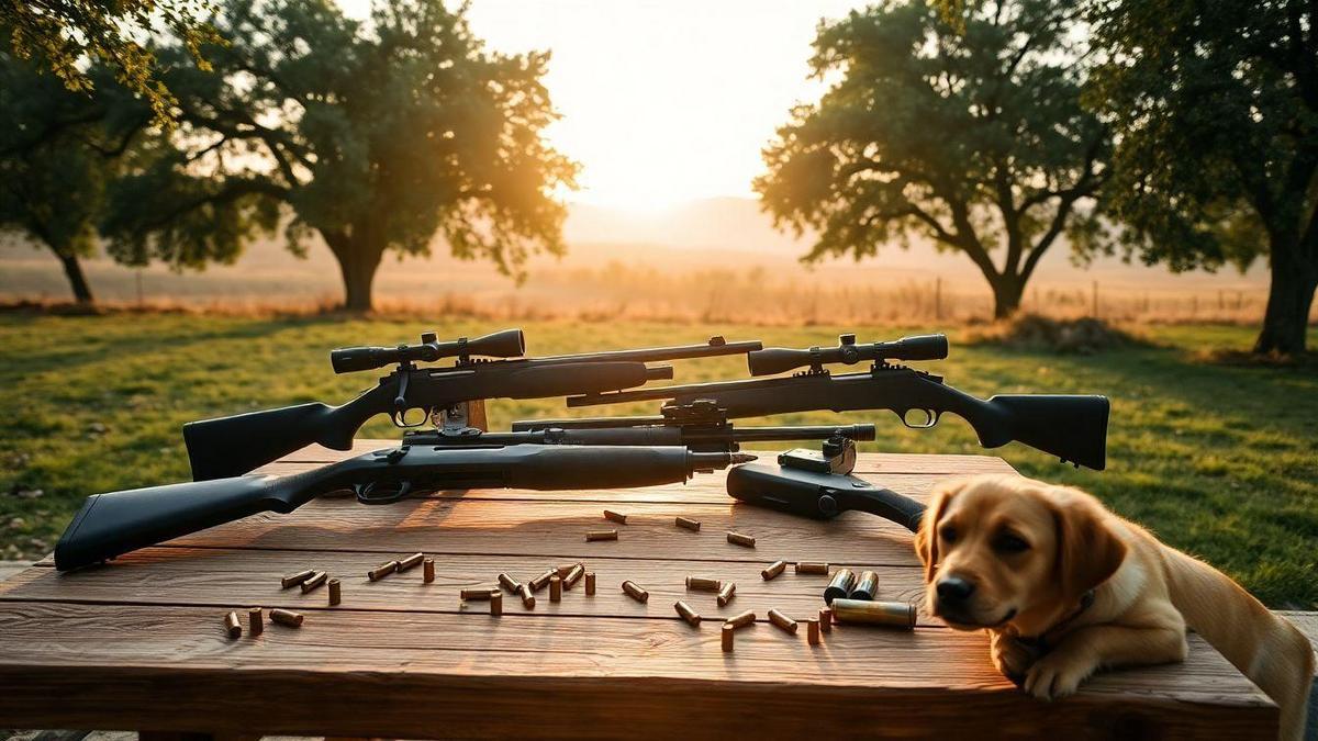 Rifles e Shotguns para Caça: Qual é o Melhor?