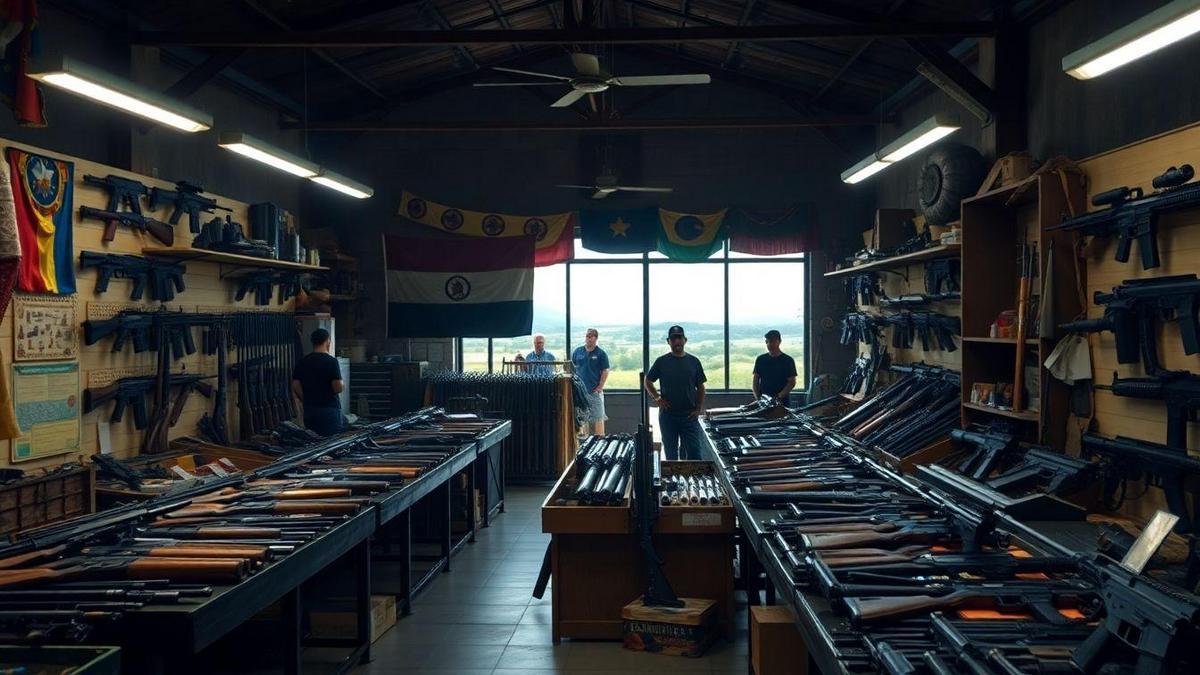 Tipos de Armas Disponíveis no Paraguai