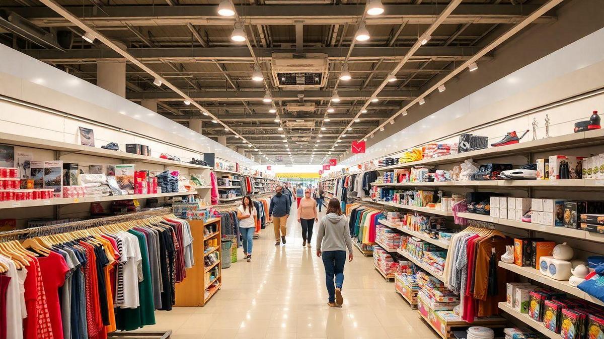 Tipos de produtos oferecidos