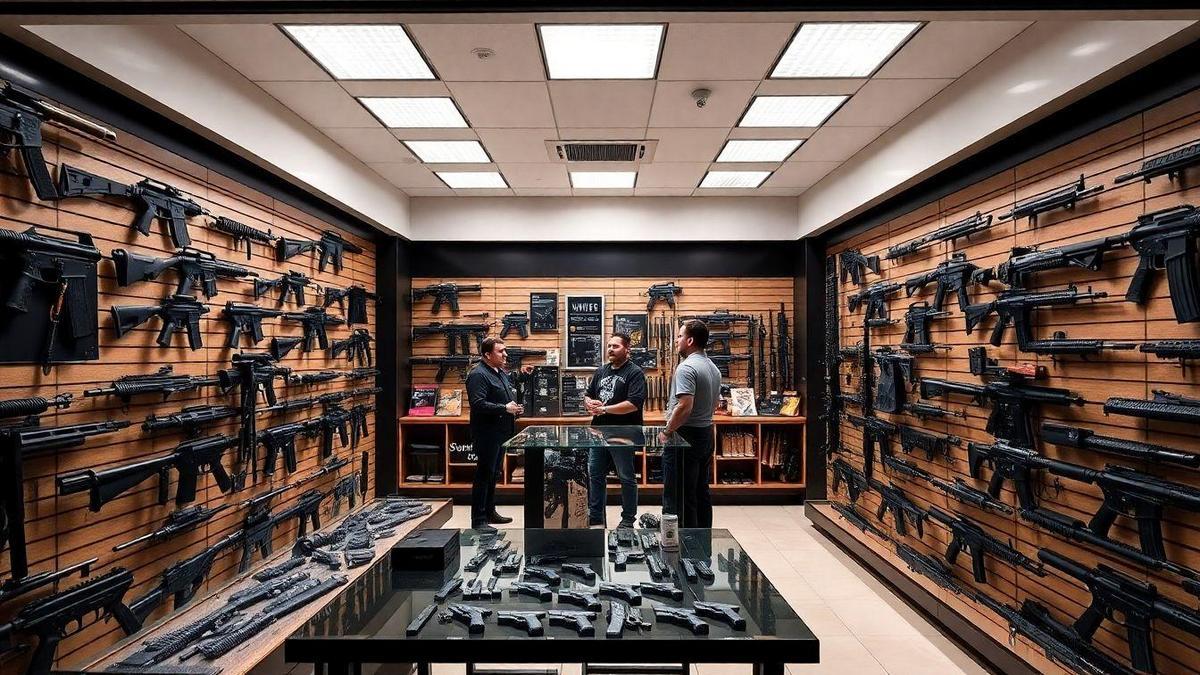 Visão geral da loja Armas Facil Paraguai